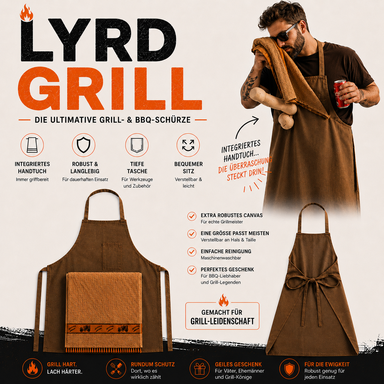LYRD™ Grillschürze
